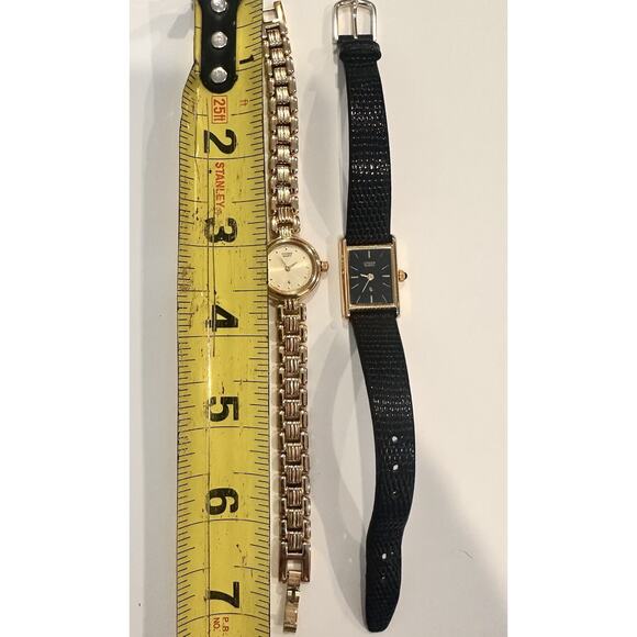 Lot of 2 VTG Citizen Quartz Ladies Watches-Gold Tone*Needs Batteries (Untested) main image 5